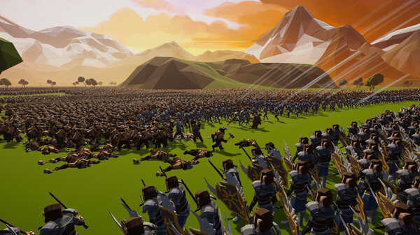 Polygon Fantasy Battle Simulator screenshot 1
