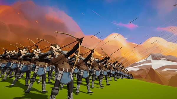 Polygon Fantasy Battle Simulator screenshot 3