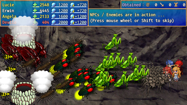 Underground Defense Force -Sword and Sorcery and Swarm of Insects- screenshot 2