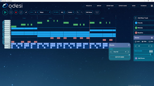 Odesi Music Composition screenshot 3