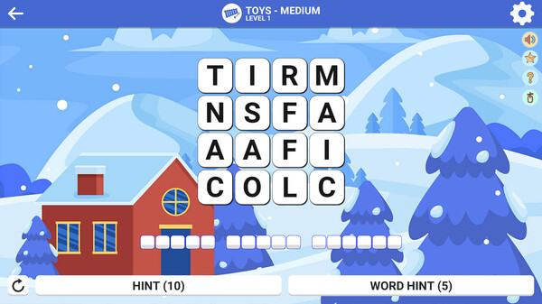 Square Word: Hello Winter!❄️ screenshot 2