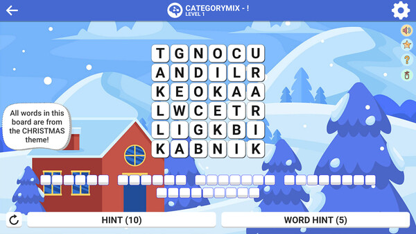 Square Word: Hello Winter!❄️ screenshot 4