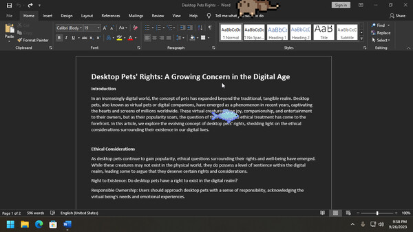 Desktop Pet Project screenshot 2