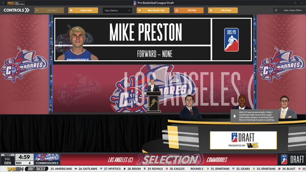 Draft Day Sports: Pro Basketball 2024 screenshot 2