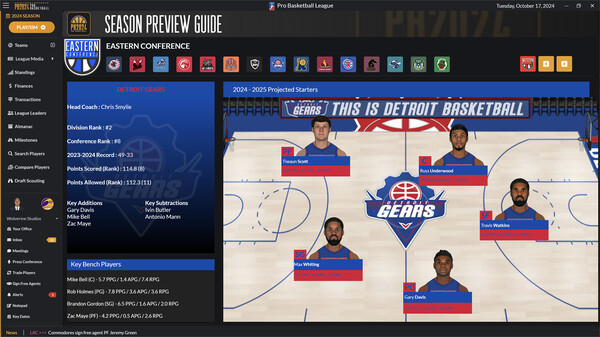 Draft Day Sports: Pro Basketball 2024 screenshot 10