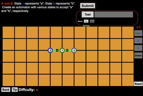 Finite State Automaton Challenges screenshot 5