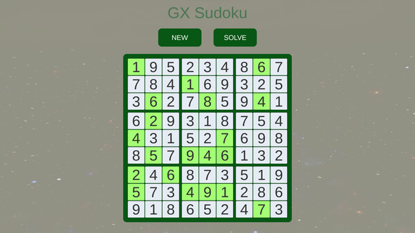 GX  Sudoku screenshot 2