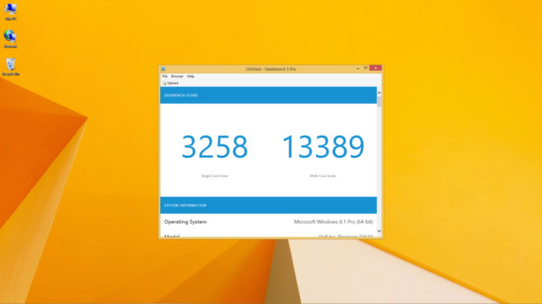 Geekbench 3 screenshot 3