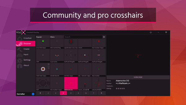 YoloX - Crosshair Overlay screenshot 5