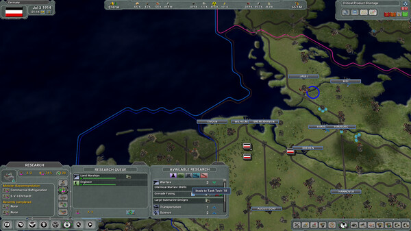 Supreme Ruler The Great War Remastered screenshot 3