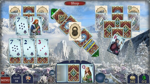 Jewel Match Solitaire Winterscapes 2 - Collector's Edition screenshot 1