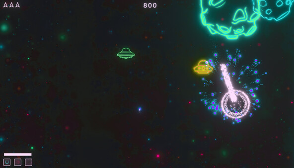 Asteroids Neon screenshot 2