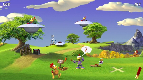 Moorhuhn Invasion - Crazy Chicken Invasion screenshot 1