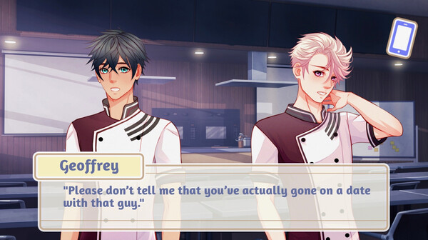 Sifting Thyme - an otome game inspired by culinary shows screenshot 1