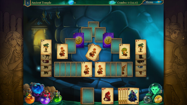 Magic Cards Solitaire 2 - The Fountain of Life screenshot 6