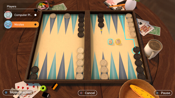 Backgammon + Checkers + Mills screenshot 1