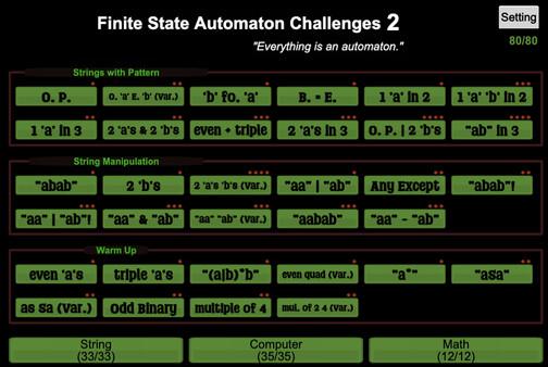 Finite State Automaton Challenges 2 screenshot 1