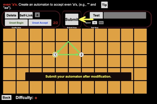 Finite State Automaton Challenges 2 screenshot 2