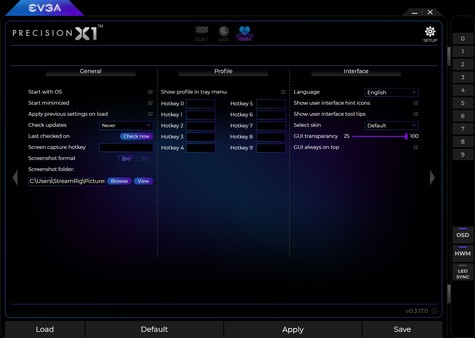 EVGA Precision X1 screenshot 6