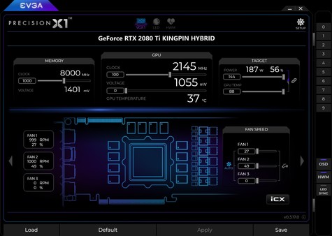EVGA Precision X1 screenshot 0