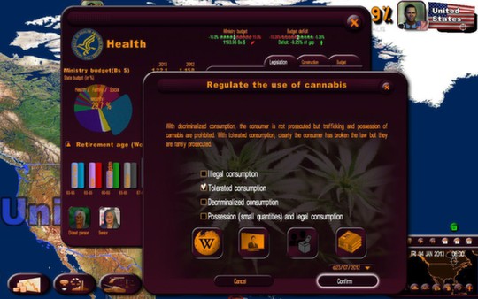 Masters of the World - Geopolitical Simulator 3 screenshot 9