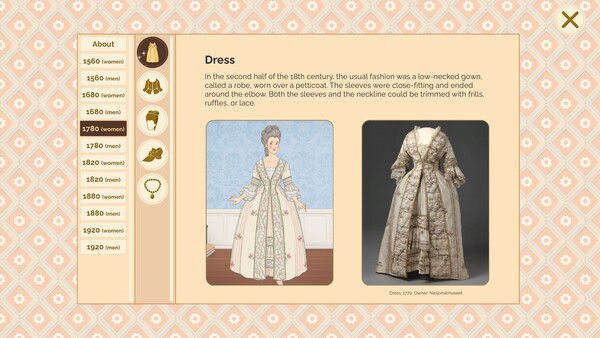 Historical Fashion Dress Up screenshot 10