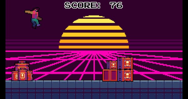 Synthwave Runner screenshot 4