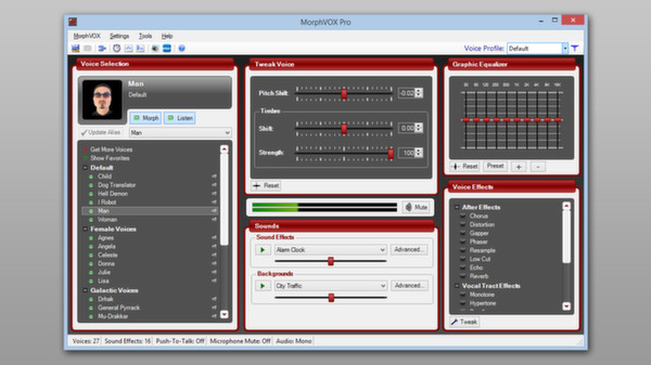 MorphVOX Pro 4 - Voice Changer (Old) screenshot 1