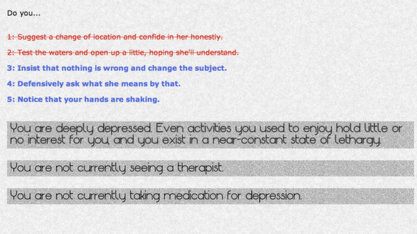 Depression Quest screenshot 2