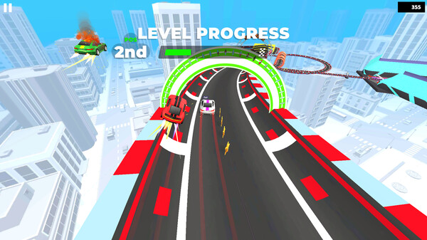 Skyline Sprint: Turbo Tracks screenshot 3