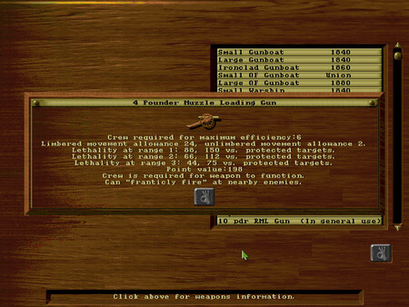 Wargame Construction Set III: Age of Rifles 1846-1905 screenshot 9