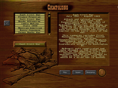 Wargame Construction Set III: Age of Rifles 1846-1905 screenshot 1