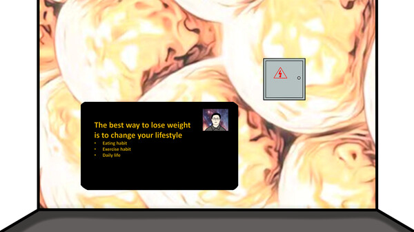 Simulator Of A Person Who Is Taking Online Course To Study How To Lose Weight screenshot 2