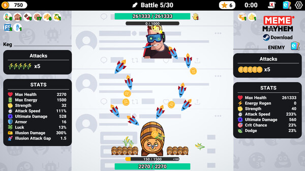 Meme Mayhem screenshot 1