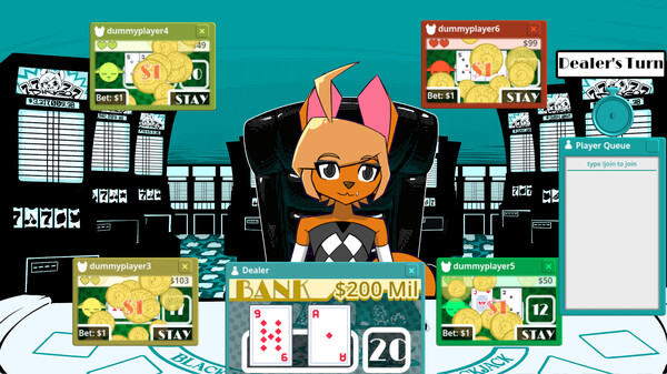 Cole Dingo's Vtuber Blackjack screenshot 3