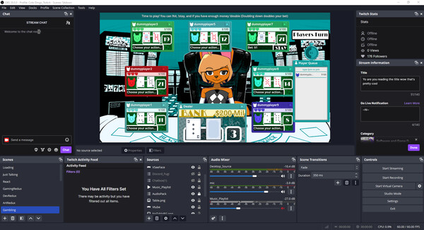 Cole Dingo's Vtuber Blackjack screenshot 5