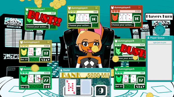 Cole Dingo's Vtuber Blackjack screenshot 2