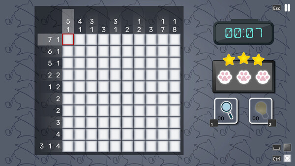 SherloCAT Holmes Nonogram screenshot 2
