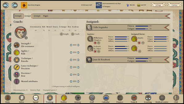 Jousting Manager screenshot 3