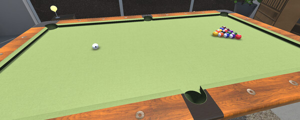Pocketing the ball-Billiards Simulator - 8 ball- 3D pool screenshot 7