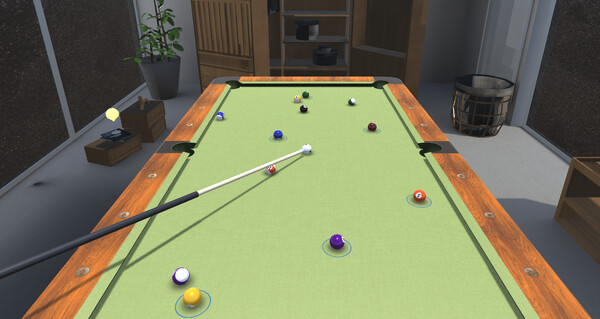 Pocketing the ball-Billiards Simulator - 8 ball- 3D pool screenshot 3