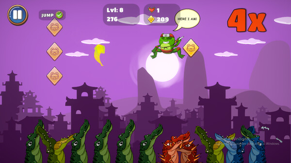 Ninja Frogs screenshot 1