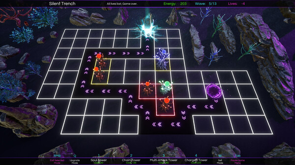 Space Nature Attack Tower Defense screenshot 1