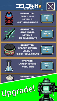 Idle Space Force: Retro Clicker screenshot 1