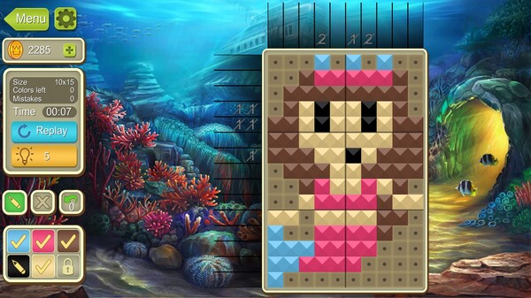 Simple Mosaics - Nonogram Puzzles screenshot 4