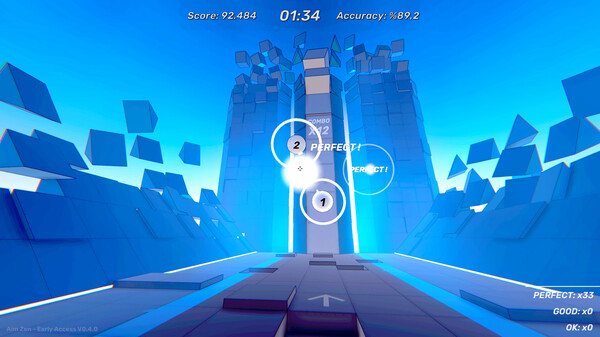 Aim Zen - Rhythmic Aim Trainer screenshot 1