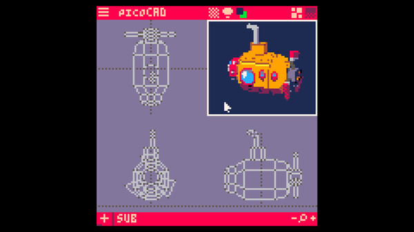 picoCAD screenshot 1