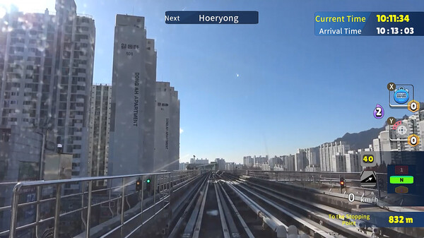 Korean Rail Driving Tour-LRT Uijeongbu screenshot 4