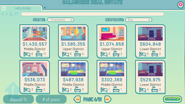 Personal Finance Simulator screenshot 1