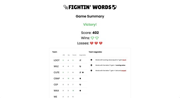 Fightin' Words screenshot 5